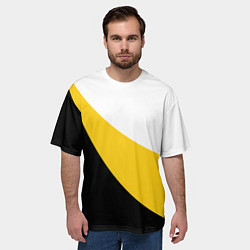 Футболка оверсайз мужская За веру царя и святую триединую Русь Большая ICXC, цвет: 3D-принт — фото 2