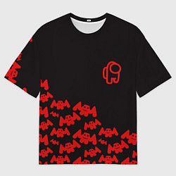 Футболка оверсайз мужская Маршмеллоу амонг ас, цвет: 3D-принт