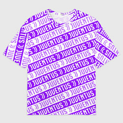 Мужская футболка оверсайз Juventus pattern