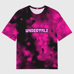 Футболка оверсайз мужская Undertale pink game, цвет: 3D-принт