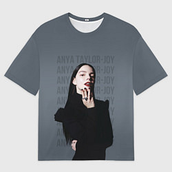 Футболка оверсайз мужская Actress - Anya Taylor Joy, цвет: 3D-принт