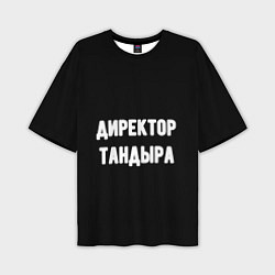 Футболка оверсайз мужская Директор тандыра, цвет: 3D-принт