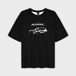 Футболка оверсайз мужская One love Haval чёрный, цвет: 3D-принт