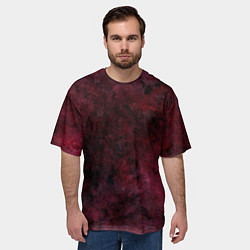 Футболка оверсайз мужская Кровавое небо, цвет: 3D-принт — фото 2