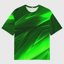 Футболка оверсайз мужская Кислотные стрипсы неон, цвет: 3D-принт