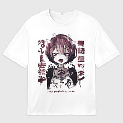 Футболка оверсайз мужская Ram Ahegao, цвет: 3D-принт