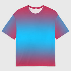 Футболка оверсайз мужская Neon gradeinet, цвет: 3D-принт