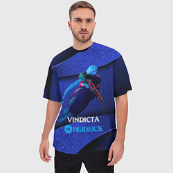 Футболка оверсайз мужская Vindicta Deadlock, цвет: 3D-принт — фото 2