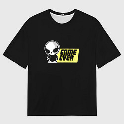 Футболка оверсайз мужская Game over alien, цвет: 3D-принт