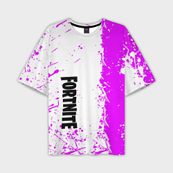 Мужская футболка оверсайз Fortnite pink color