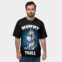 Футболка оверсайз мужская Mummy troll, цвет: 3D-принт — фото 2