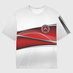 Мужская футболка оверсайз Mercedes benz авто