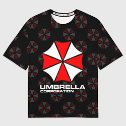 Футболка оверсайз мужская Resident evil - umbrella corporation, цвет: 3D-принт