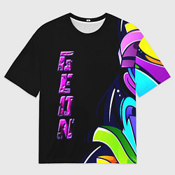 Футболка оверсайз мужская Geon Enduro graffitti, цвет: 3D-принт