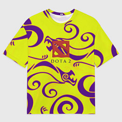 Футболка оверсайз мужская DOTA2 dragon, цвет: 3D-принт