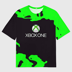 Футболка оверсайз мужская Xbox fire green, цвет: 3D-принт