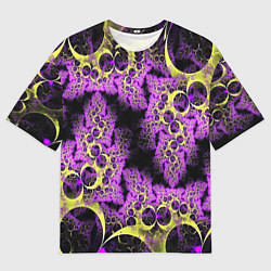 Футболка оверсайз мужская Абстракция фракталов, цвет: 3D-принт