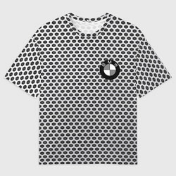 Мужская футболка оверсайз BMW carbon steel auto