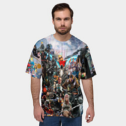 Футболка оверсайз мужская Коллекция мастера игры, цвет: 3D-принт — фото 2