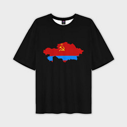 Футболка оверсайз мужская СССР и Россия, цвет: 3D-принт