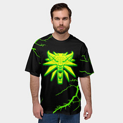 Футболка оверсайз мужская The Witcher storm effect, цвет: 3D-принт — фото 2