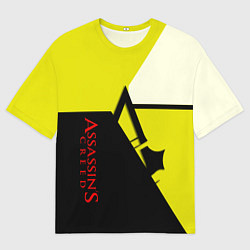 Футболка оверсайз мужская Assassins Creed geometry logo, цвет: 3D-принт