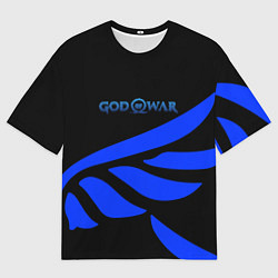 Футболка оверсайз мужская God of War крылья богов, цвет: 3D-принт