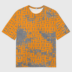 Футболка оверсайз мужская Заводской антураж, цвет: 3D-принт