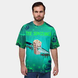 Футболка оверсайз мужская The substance, цвет: 3D-принт — фото 2