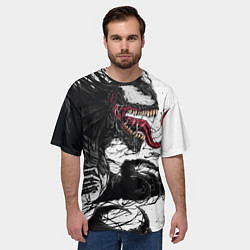 Футболка оверсайз мужская Venom - Symbiot, цвет: 3D-принт — фото 2