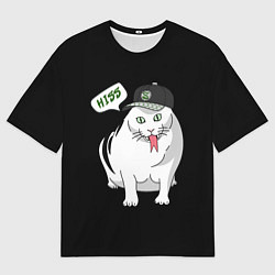 Футболка оверсайз мужская Котозмей - Бендер, цвет: 3D-принт