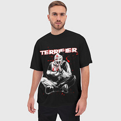 Футболка оверсайз мужская Terrifier clown Art, цвет: 3D-принт — фото 2