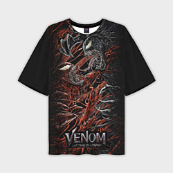 Футболка оверсайз мужская Venom vs Carnage, цвет: 3D-принт