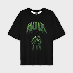 Футболка оверсайз мужская Hulk punch, цвет: 3D-принт