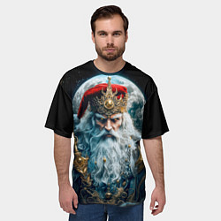 Футболка оверсайз мужская Бог Луны, цвет: 3D-принт — фото 2