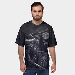 Футболка оверсайз мужская Рыцарь без страха и упрека, цвет: 3D-принт — фото 2