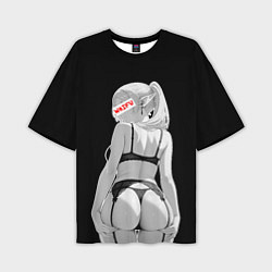 Футболка оверсайз мужская Frieren sexy - Sousou no frieren, цвет: 3D-принт