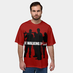 Футболка оверсайз мужская Ходячие, цвет: 3D-принт — фото 2