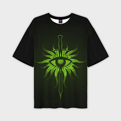 Футболка оверсайз мужская Dragon Age Inquisition logo, цвет: 3D-принт