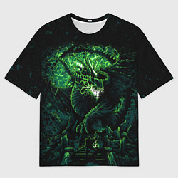 Футболка оверсайз мужская Green dragon - Dragon Age, цвет: 3D-принт