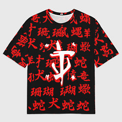 Мужская футболка оверсайз Doom japan