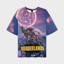 Футболка оверсайз мужская Borderlands вооружение, цвет: 3D-принт