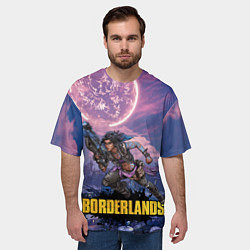 Футболка оверсайз мужская Borderlands вооружение, цвет: 3D-принт — фото 2