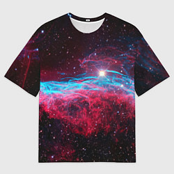 Футболка оверсайз мужская Uy scuti star - neon space, цвет: 3D-принт