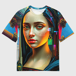 Футболка оверсайз мужская Цифровая классика, цвет: 3D-принт