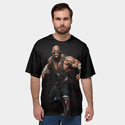 Футболка оверсайз мужская Mortal kombat - baraka, цвет: 3D-принт — фото 2