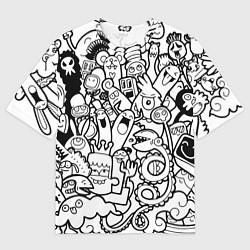 Футболка оверсайз мужская Каляки маляки, цвет: 3D-принт