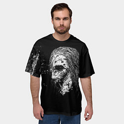 Футболка оверсайз мужская Слипкнот кори, цвет: 3D-принт — фото 2