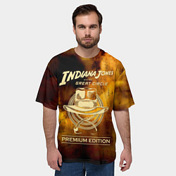 Футболка оверсайз мужская Indiana Jones and the Great Circle, цвет: 3D-принт — фото 2