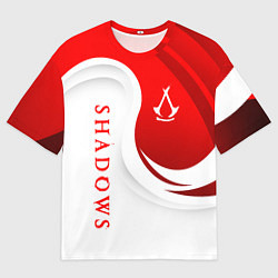 Мужская футболка оверсайз Assassins creed - shadows